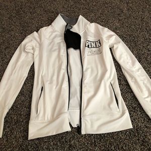 PINK athletic jacket with mesh detail